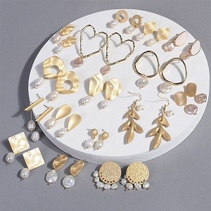 Baroque Pearl Earrings For Women korean Earrings