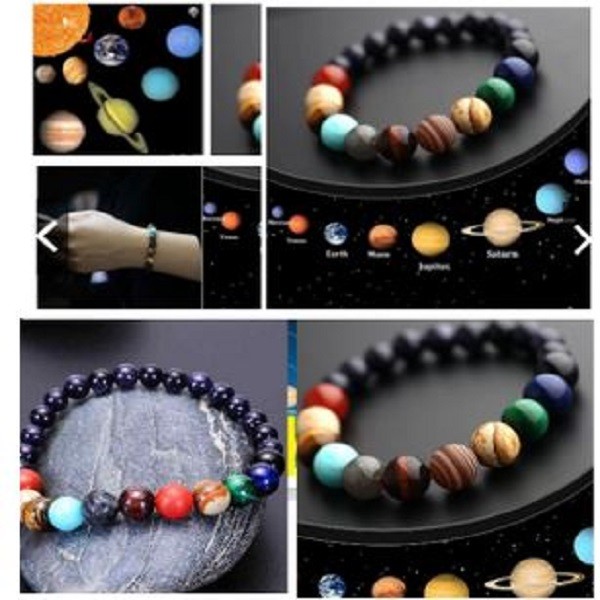 Universe Bracelet – Solar System Stone Bracelet | Spiritur