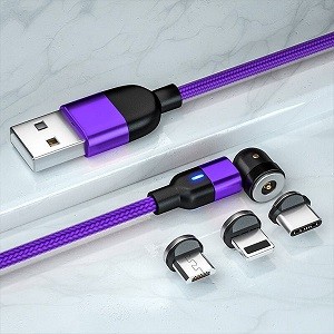Magnetic Micro USB Cable 1M Magnet Charger Wire Cord