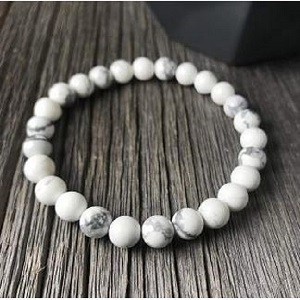 White Howlite Bracelet