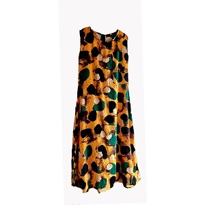 print cotton dress / girl frock