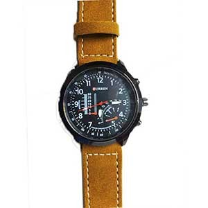 2021 Creative Style Leather Wristwatch Unique Quartz Watch Gift