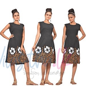 Short Sleeve Printed short Frock for girls