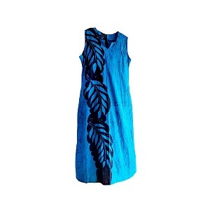 casual long bathik, sleeveless Frock