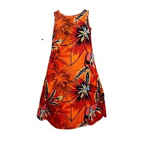 Short Sleeveless Casual Frock