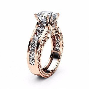 Wedding Engagement Jewelry Rings-For-Women Flower