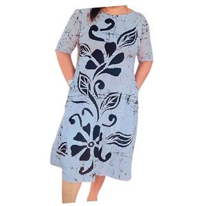 casual short bathik  Frock
