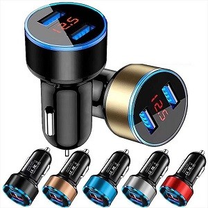 Car Charger For Cigarette Lighter Smart Phone Fast Charging