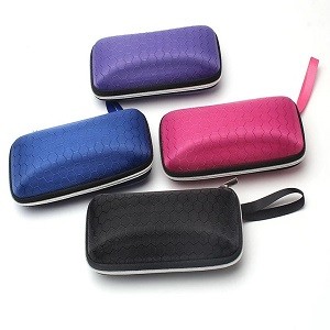 Protable Sunglasses Case Protector Travel Pack Pouch Glasses Case Reading Glasses Carry Bag Zipper Box Hard Eyewear Accessories