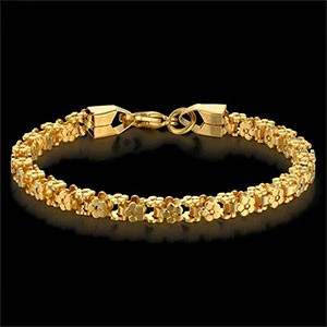 Gold Bracelet Trendy Stainless Steel Bicycle Chain Bracelets for Women Femme Vintage Link Jewelry 7' pulseras 5MM Women Bracelet
