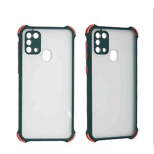 Samsung M31 / M 31 Gingle Bumper Camera Protector Back Cover  Green