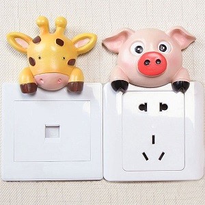 Creative Cute Resin animals Switch Sticker 3D resin Stickers