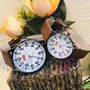 SOLAND Couple Watch - Brown