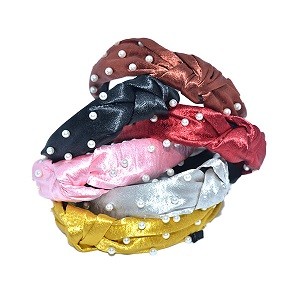 Ladys' Bowknot Forehead Hair Band Girl Accessory Woman Plastic Hairband