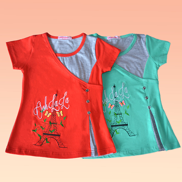 Simple Short-sleeve T-shirt Women Printed T Shirt