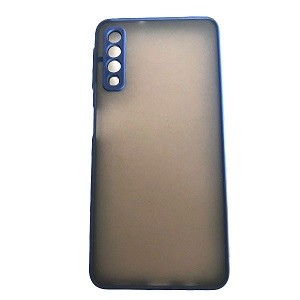Samsung A7 2018 Gingle Camera Protector Back Cover - Blue