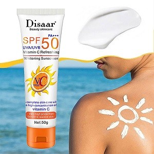 50g Facial Body Sunscreen Cream Whitening Hydrating Long-Lasting SPF 50 Summer