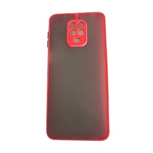 Redmi Note 9 Pro / Note9 Pro Gingle Bumper Camera Protector Back Cover - Red