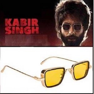 Kabir Singh Style UV Protection Retro Square Sunglasses