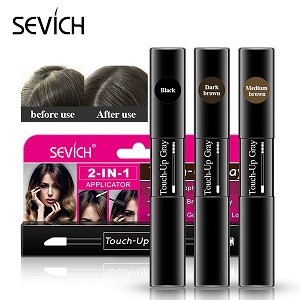 Sevich Black Hair Dye 2 in 1 Applicator hair color brush
