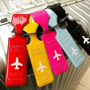 Travel PU Leather Luggage Tag Cover Creative Accessories Suitcase ID Address Holder Letter Baggage Boarding Tags Portable Label