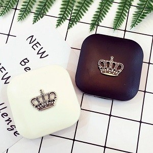 Cute Contact Lenses Case Crown Design