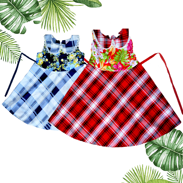 GIRL DRESS TWO TONE FROCK FOR GIRL