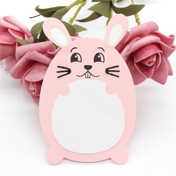 Rabbit Face Transparent Clear Silicone Stamps for DIY Scrapbooking Card Making Kids Crafts Fun Decoration Supplies KSCRAFT