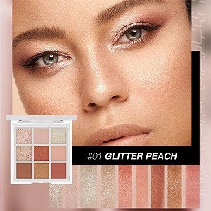 Eyeshadow Cosmetics 9 Colors Nude Shimmer High Pigmented Shadows
