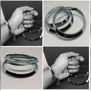 Vintage Heavy Silver Mondial bangle Unisex