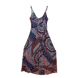 Long Sleeveless Casual Frock