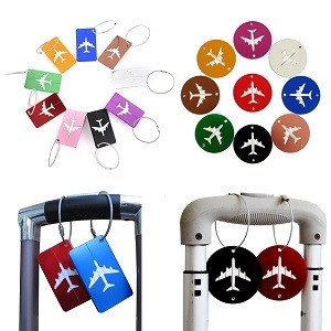 Luggage&bags Travel Accessories 2019 Fashion Cute Novelty Rubber Funky Aluminium Label Straps Suitcase Luggage Tag