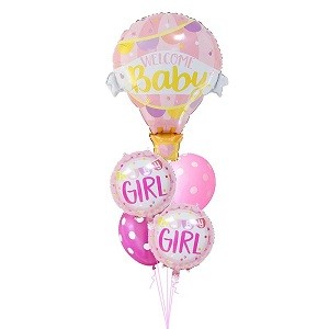 5pcs baby hot air balloon Foil Balloons 18inch boy girl Helium balloon Baby Shower Birthday Decoration Party Supplies Air Globos