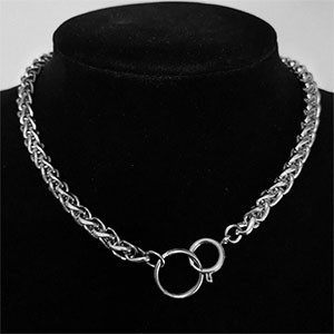 Punk Miami Cuban Chokers Collar Hip Hop Big Chunky Silver Color Stainless Steel Thick Chain Circle Necklace Women Neck Jewelry