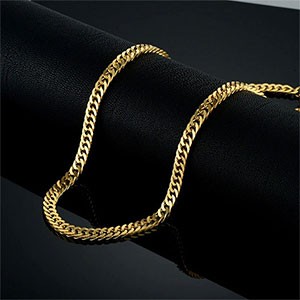 Vintage Long Gold Chain For Men Chain Necklace New Trendy Gold Color Stainless Steel Thick Bohemian Jewelry Colar Male Necklaces