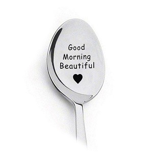 2022 New Valentines Day Gifts Anniversary Personalized Boyfriend Gift Stainless Steel Spoon Wedding  Girlfriend Gift