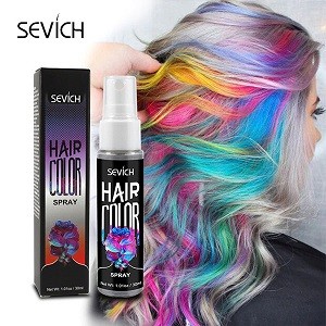 Sevich New Style Hair Color Spray One-Time Hair Color Instant Hair For Men and Women 5 Color