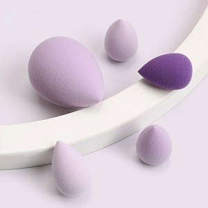 New 5 Pack Beauty Egg Wet and Dry Non-latex Puff 5 Pack Set Make Up Accessories