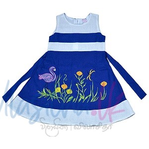 Toddler Kids Baby Girl Sleeveless Embroider Dress
