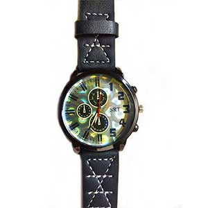 Creative Style Leather Wristwatch Unique Quartz Watch Gift