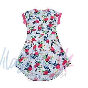 Floral Printed Multy Colour Frock