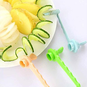 Potato Spiral Cutter Plastic Cucumber Carrot Vegetable And Fruit Spiral Slicer Cutting Utensil Gadget
