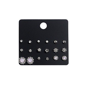 Small Stud Earring Set Cross Turtle Geometric