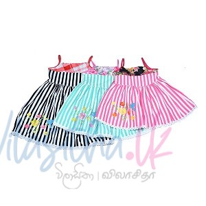 Sleeveless Mini Frock For Little Girls